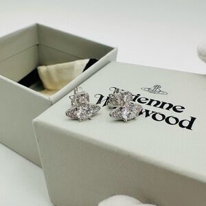 Vivienne Westwood Diamond Stud Earrings